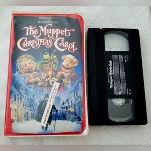 The Muppet Christmas Carol Movie VHS Tape Disney 1993